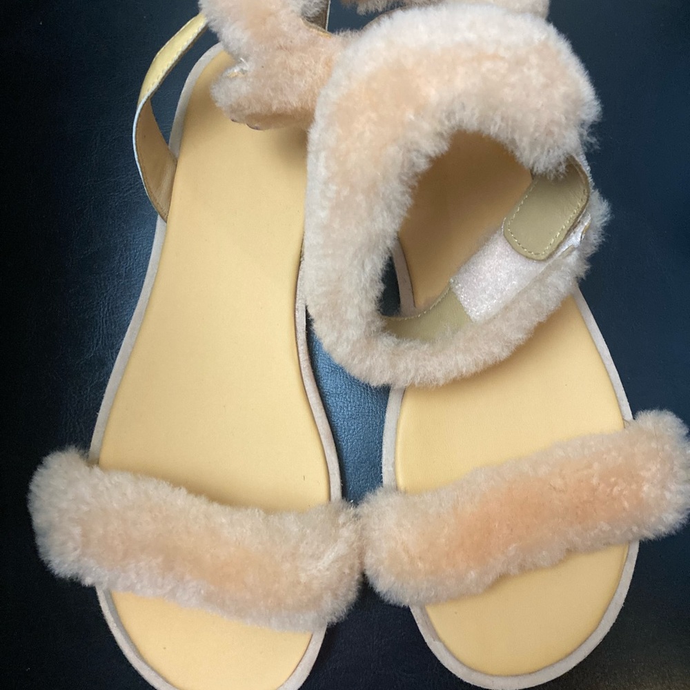 Ugg Fur Strap Sandals